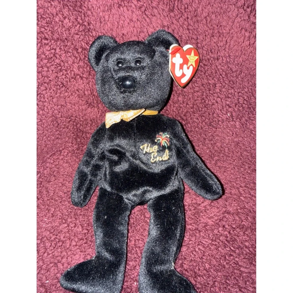 Ty Beanie Babies Lot of 11 Retired The End Bear Speedy Turtle Congo Spunky Plush
